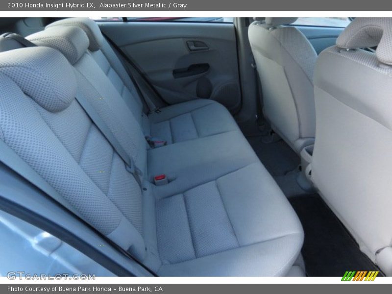 Alabaster Silver Metallic / Gray 2010 Honda Insight Hybrid LX