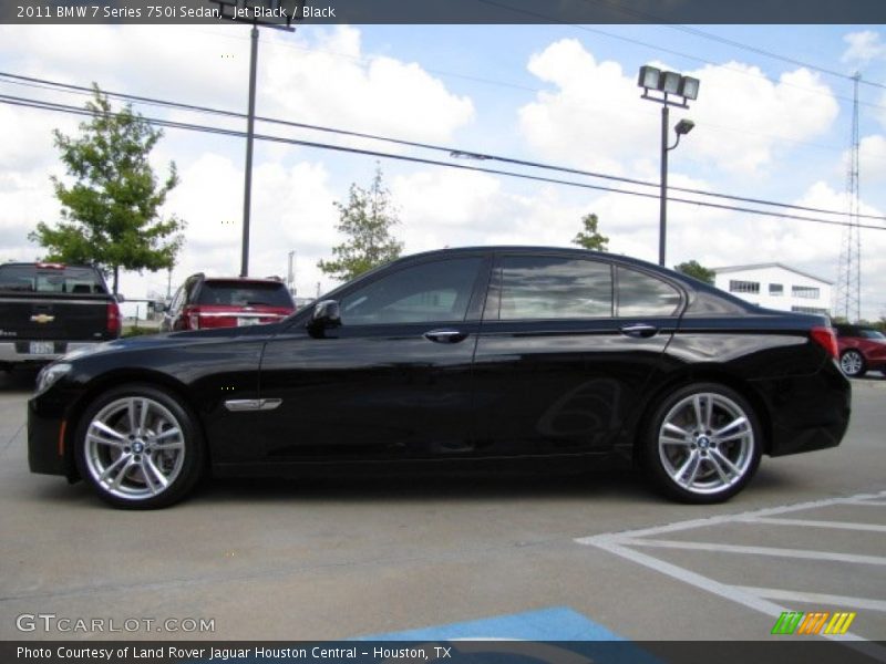 Jet Black / Black 2011 BMW 7 Series 750i Sedan