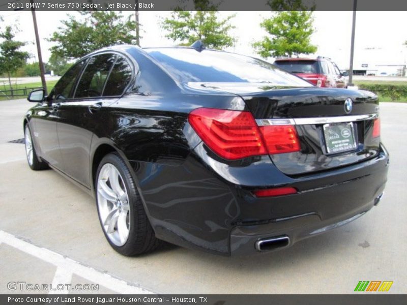 Jet Black / Black 2011 BMW 7 Series 750i Sedan