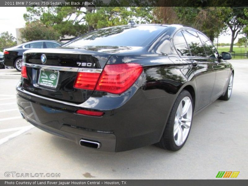 Jet Black / Black 2011 BMW 7 Series 750i Sedan