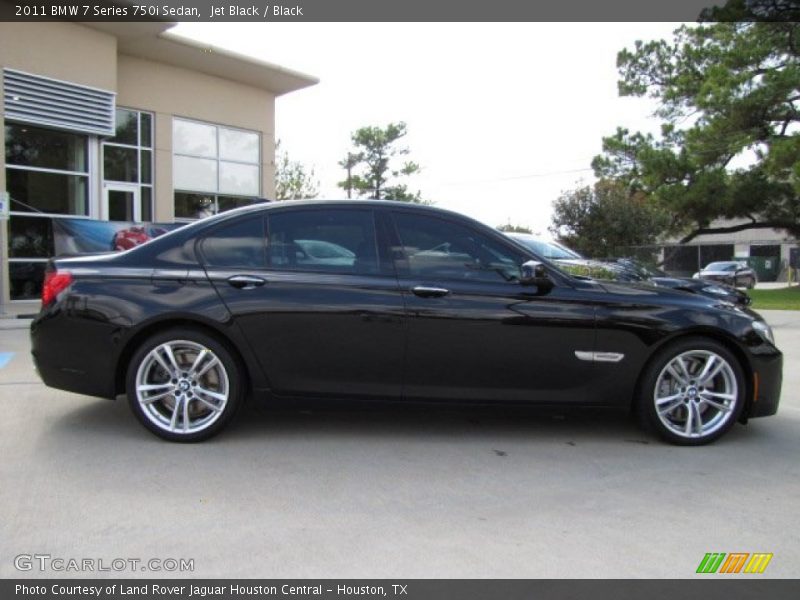 Jet Black / Black 2011 BMW 7 Series 750i Sedan