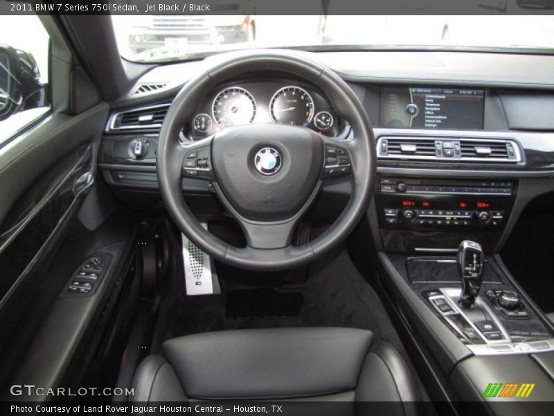 Jet Black / Black 2011 BMW 7 Series 750i Sedan