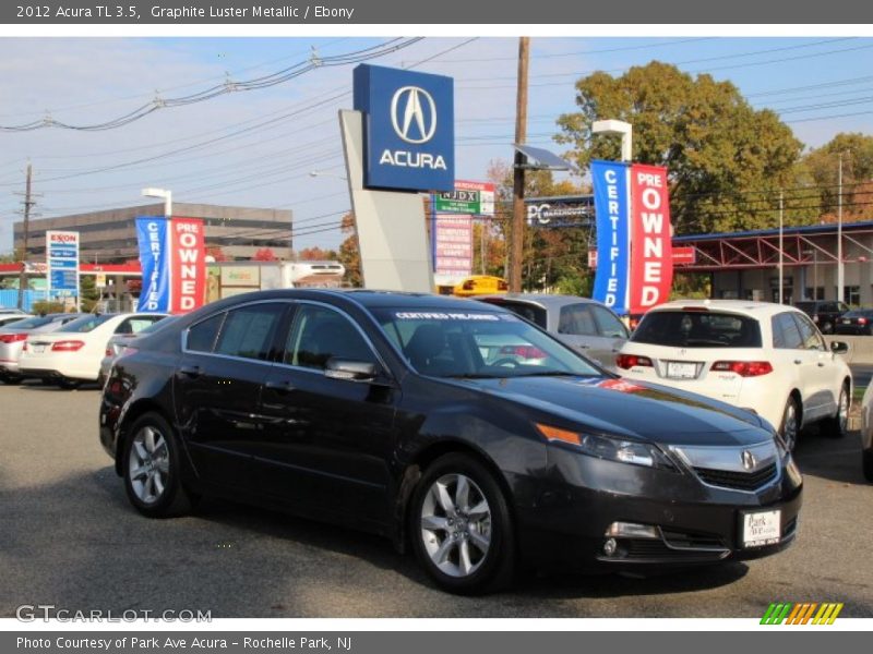Graphite Luster Metallic / Ebony 2012 Acura TL 3.5
