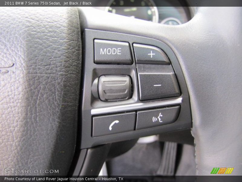 Jet Black / Black 2011 BMW 7 Series 750i Sedan