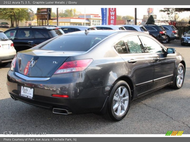 Graphite Luster Metallic / Ebony 2012 Acura TL 3.5