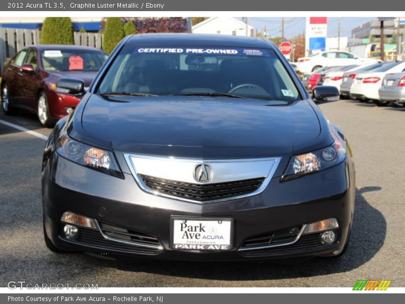 Graphite Luster Metallic / Ebony 2012 Acura TL 3.5