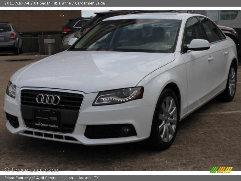 Ibis White / Cardamom Beige 2011 Audi A4 2.0T Sedan