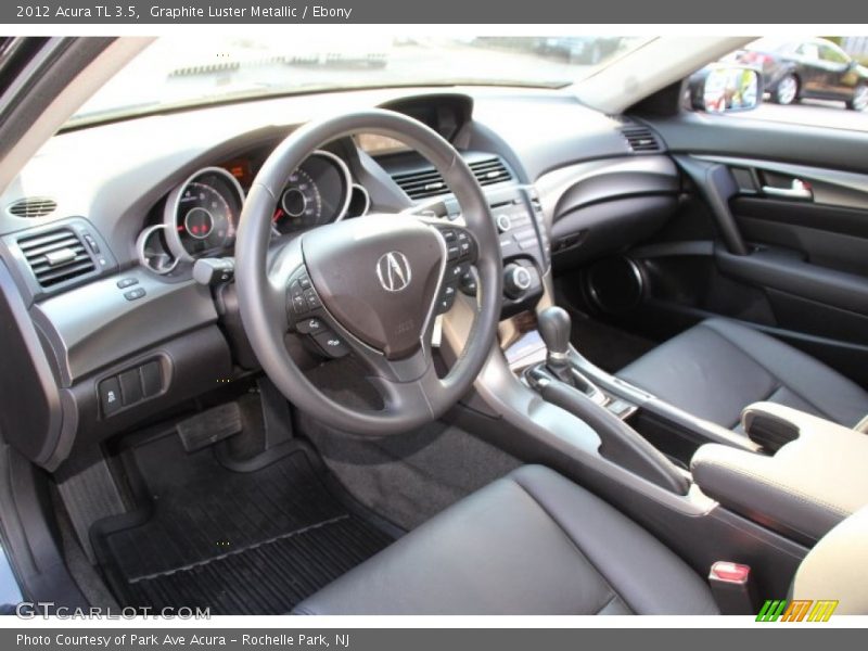 Graphite Luster Metallic / Ebony 2012 Acura TL 3.5