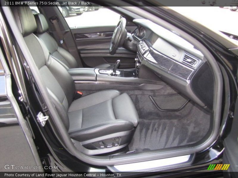 Jet Black / Black 2011 BMW 7 Series 750i Sedan