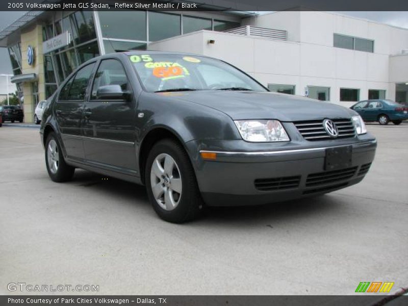 Reflex Silver Metallic / Black 2005 Volkswagen Jetta GLS Sedan