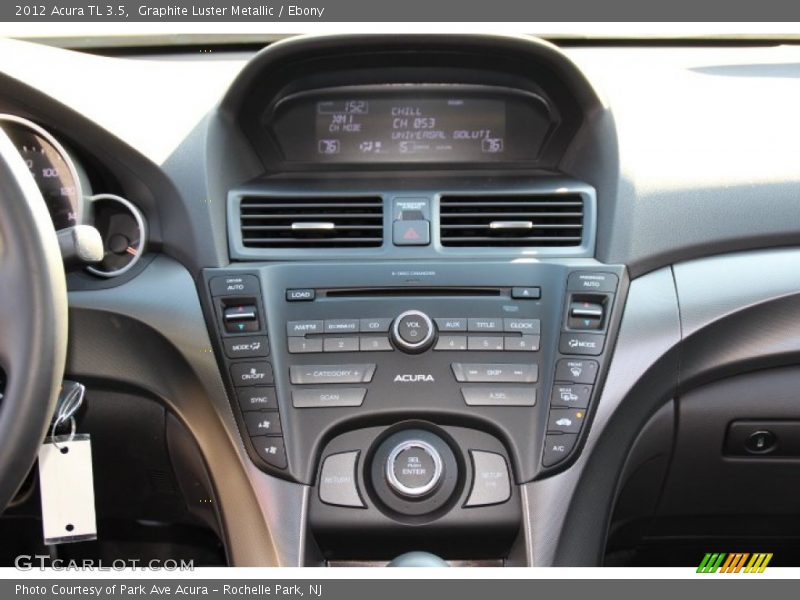 Graphite Luster Metallic / Ebony 2012 Acura TL 3.5