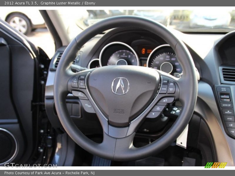Graphite Luster Metallic / Ebony 2012 Acura TL 3.5