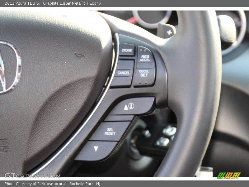Graphite Luster Metallic / Ebony 2012 Acura TL 3.5