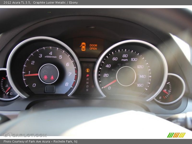 Graphite Luster Metallic / Ebony 2012 Acura TL 3.5