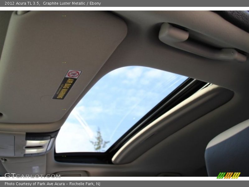 Graphite Luster Metallic / Ebony 2012 Acura TL 3.5