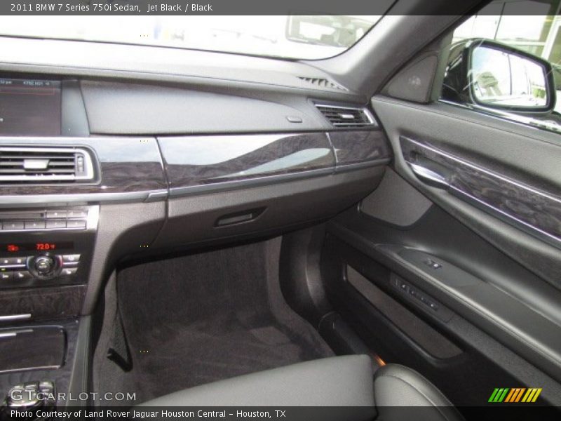 Jet Black / Black 2011 BMW 7 Series 750i Sedan