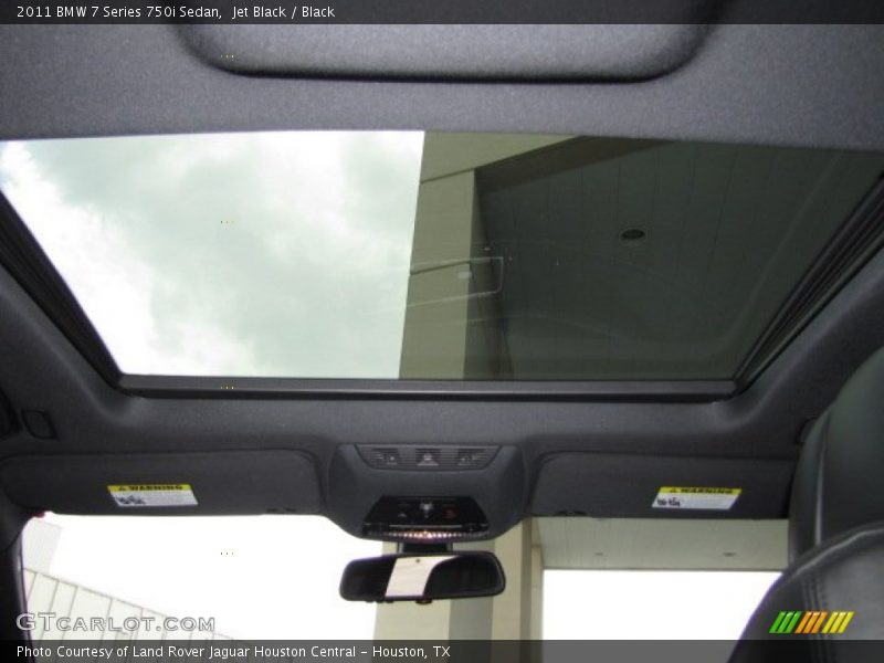 Jet Black / Black 2011 BMW 7 Series 750i Sedan