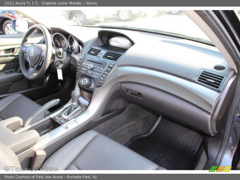Graphite Luster Metallic / Ebony 2012 Acura TL 3.5