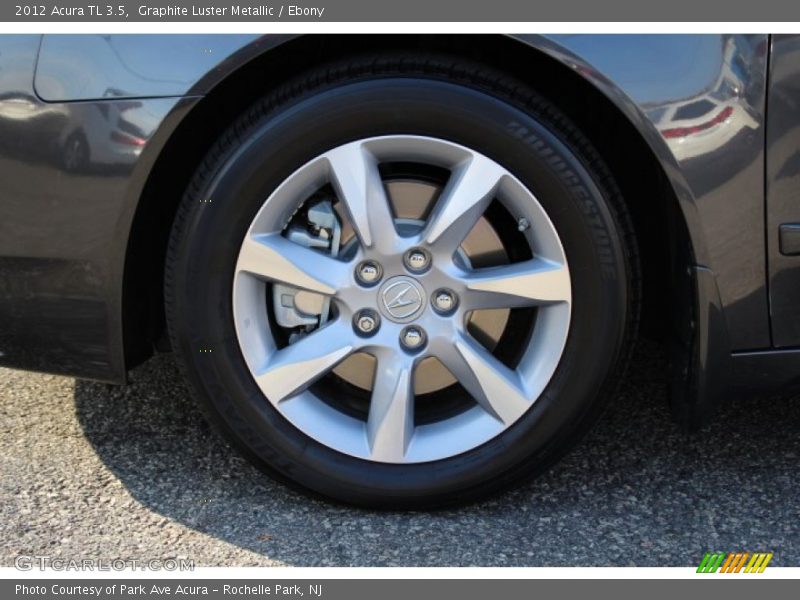 Graphite Luster Metallic / Ebony 2012 Acura TL 3.5