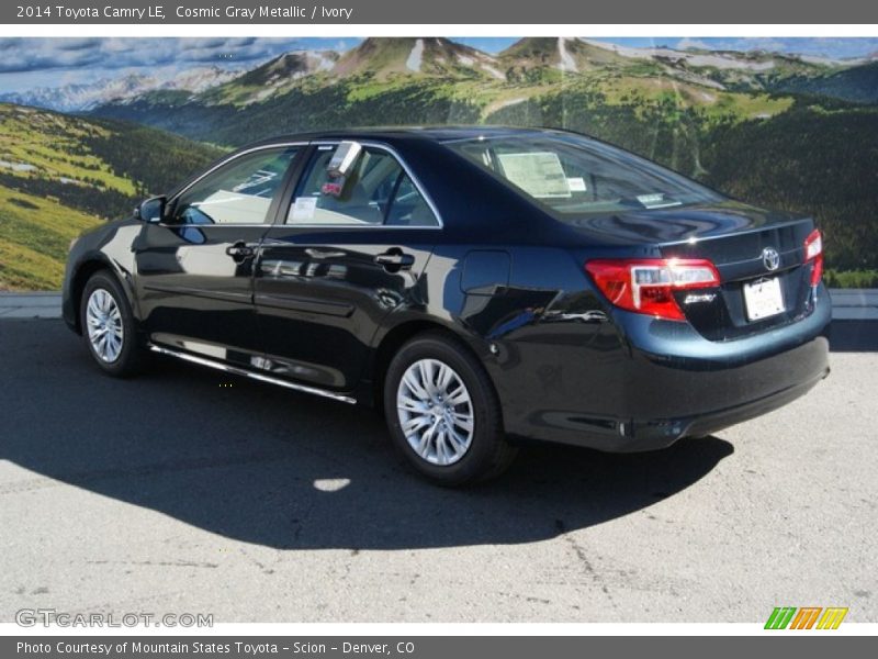 Cosmic Gray Metallic / Ivory 2014 Toyota Camry LE