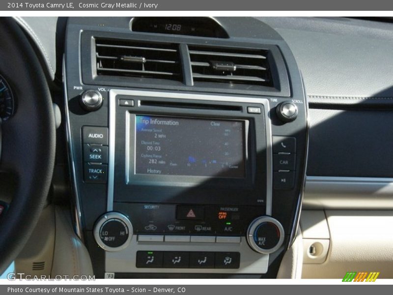 Cosmic Gray Metallic / Ivory 2014 Toyota Camry LE