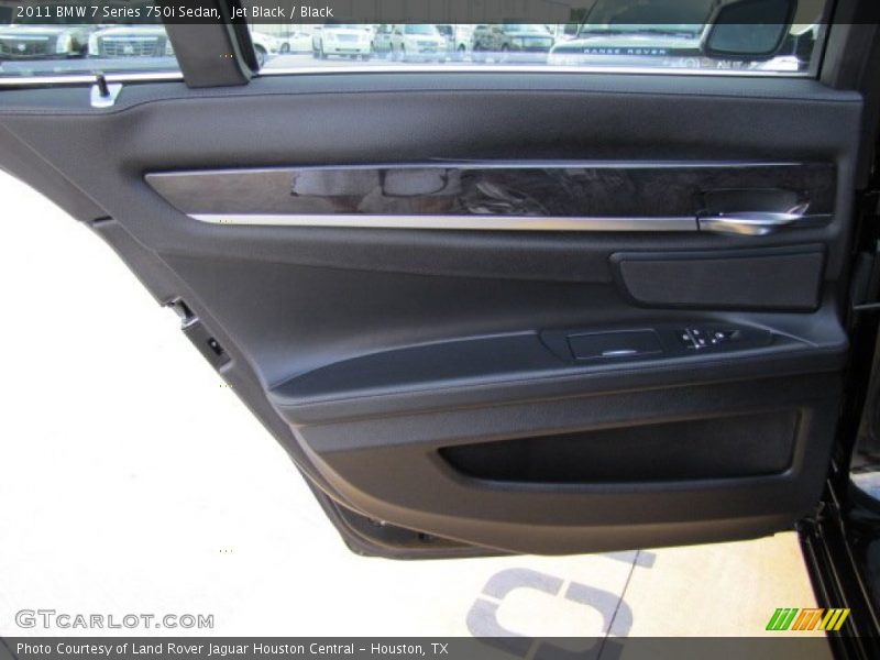 Jet Black / Black 2011 BMW 7 Series 750i Sedan