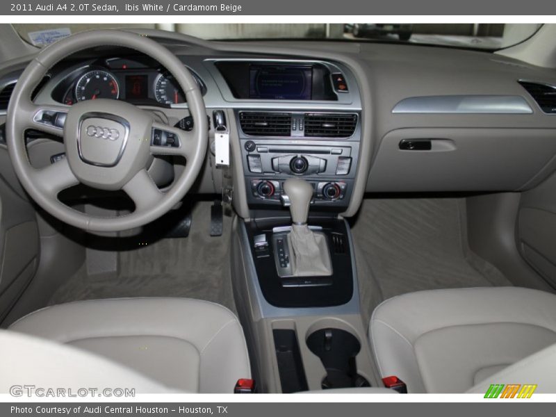 Ibis White / Cardamom Beige 2011 Audi A4 2.0T Sedan