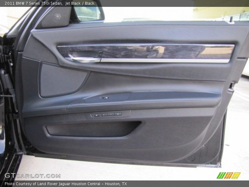 Jet Black / Black 2011 BMW 7 Series 750i Sedan
