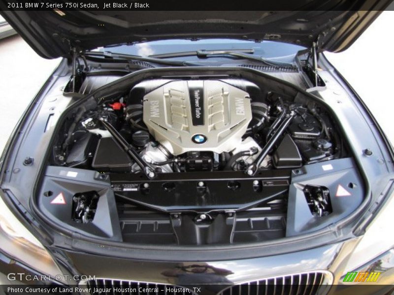 Jet Black / Black 2011 BMW 7 Series 750i Sedan