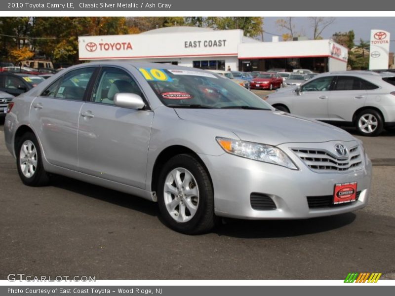 Classic Silver Metallic / Ash Gray 2010 Toyota Camry LE