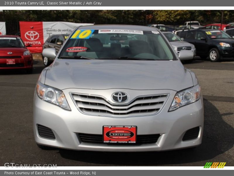Classic Silver Metallic / Ash Gray 2010 Toyota Camry LE