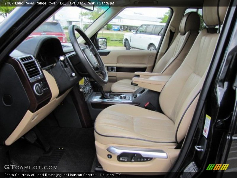 Java Black Pearl / Sand/Jet 2007 Land Rover Range Rover HSE