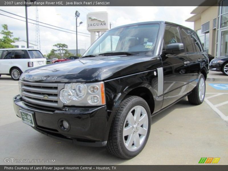 Java Black Pearl / Sand/Jet 2007 Land Rover Range Rover HSE