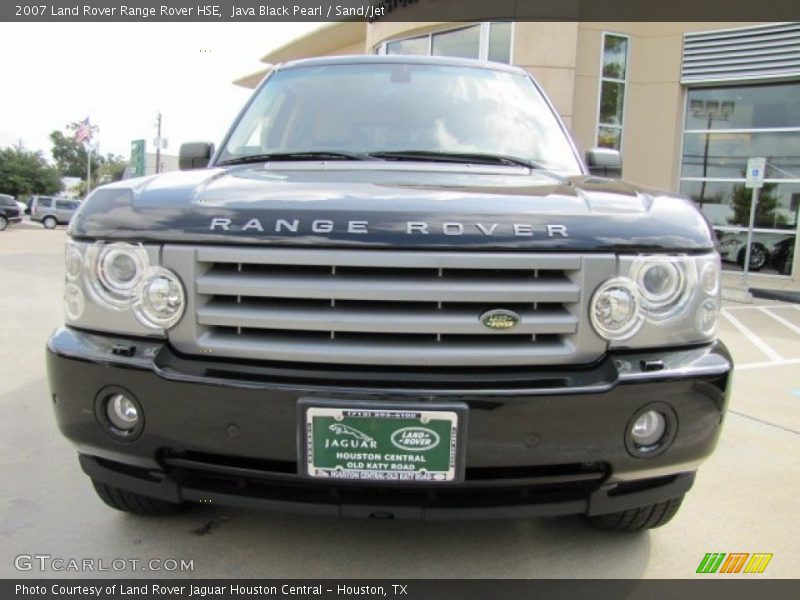 Java Black Pearl / Sand/Jet 2007 Land Rover Range Rover HSE