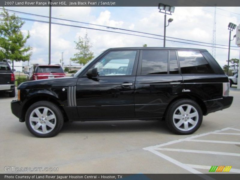 Java Black Pearl / Sand/Jet 2007 Land Rover Range Rover HSE