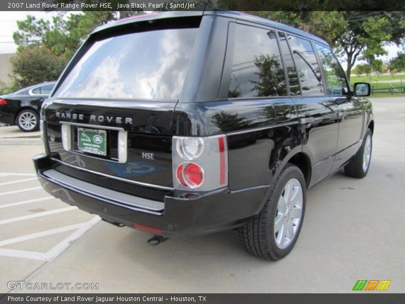 Java Black Pearl / Sand/Jet 2007 Land Rover Range Rover HSE