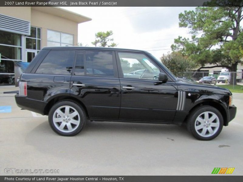 Java Black Pearl / Sand/Jet 2007 Land Rover Range Rover HSE