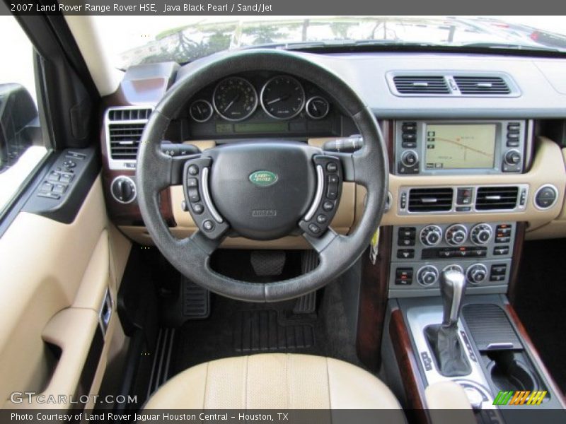 Java Black Pearl / Sand/Jet 2007 Land Rover Range Rover HSE