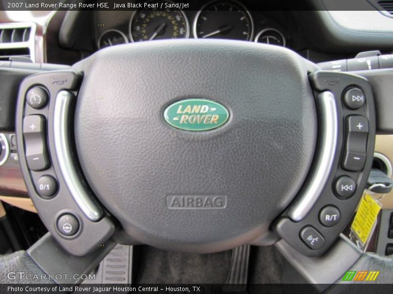 Java Black Pearl / Sand/Jet 2007 Land Rover Range Rover HSE