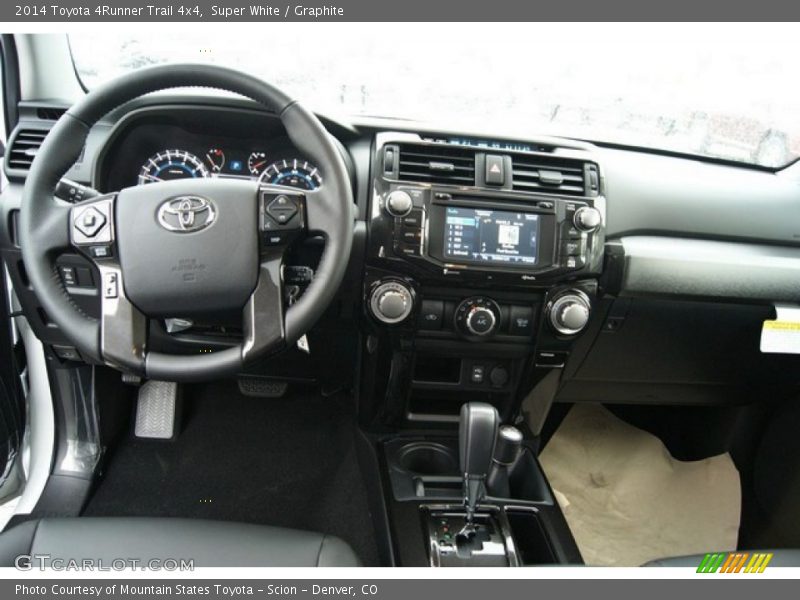 Super White / Graphite 2014 Toyota 4Runner Trail 4x4
