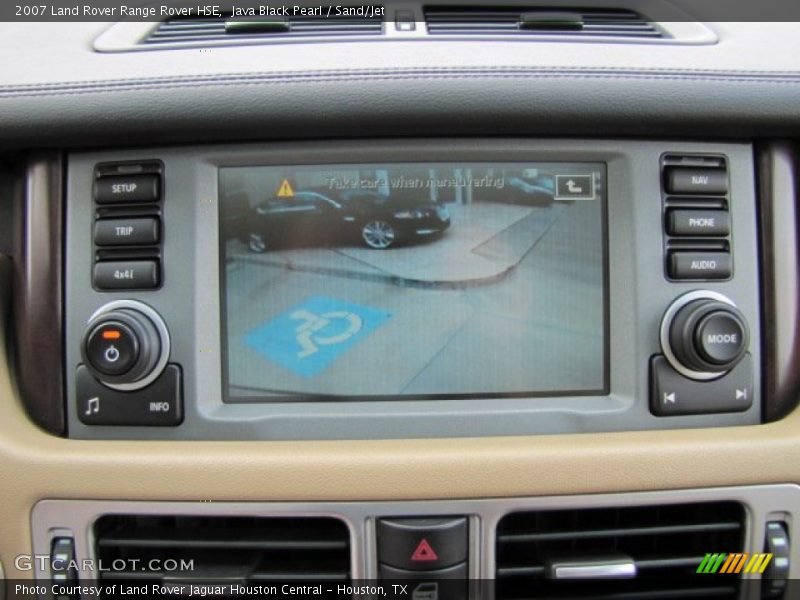 Java Black Pearl / Sand/Jet 2007 Land Rover Range Rover HSE