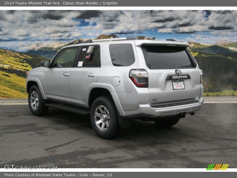 Classic Silver Metallic / Graphite 2014 Toyota 4Runner Trail 4x4
