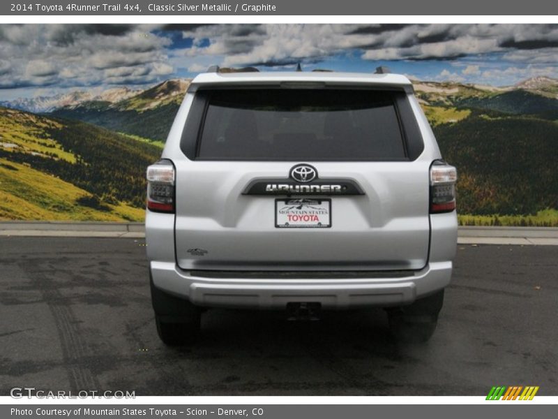 Classic Silver Metallic / Graphite 2014 Toyota 4Runner Trail 4x4