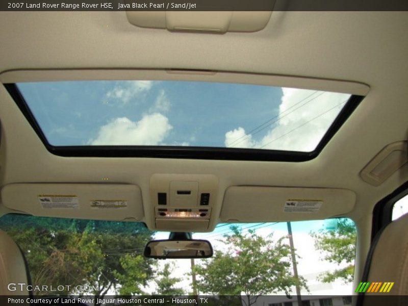 Java Black Pearl / Sand/Jet 2007 Land Rover Range Rover HSE
