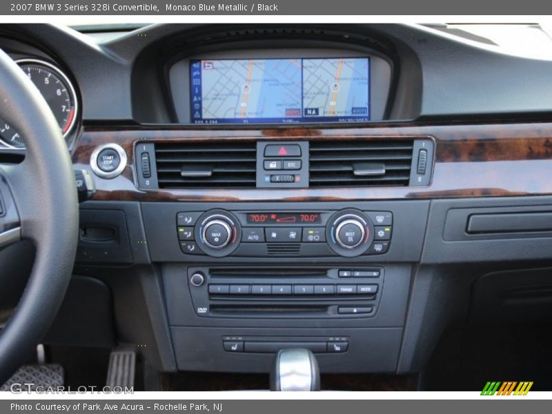 Monaco Blue Metallic / Black 2007 BMW 3 Series 328i Convertible