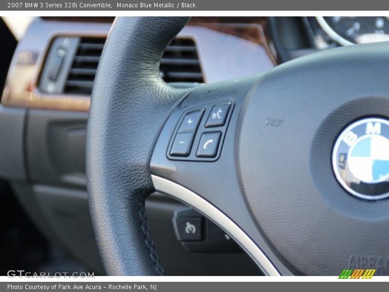 Monaco Blue Metallic / Black 2007 BMW 3 Series 328i Convertible