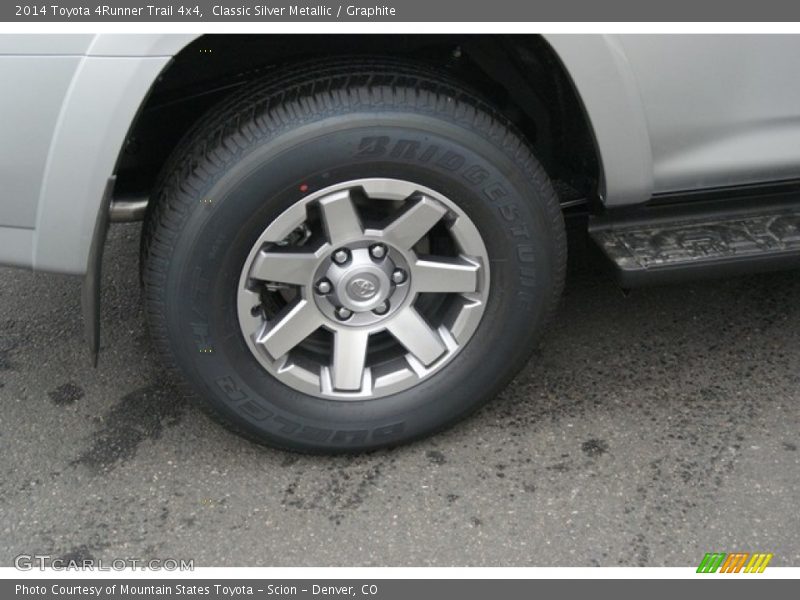 Classic Silver Metallic / Graphite 2014 Toyota 4Runner Trail 4x4