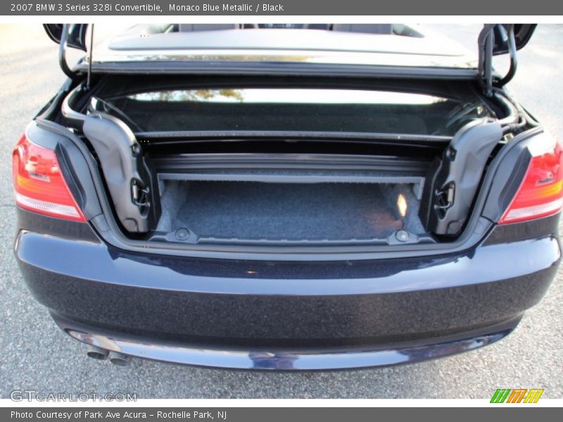 Monaco Blue Metallic / Black 2007 BMW 3 Series 328i Convertible