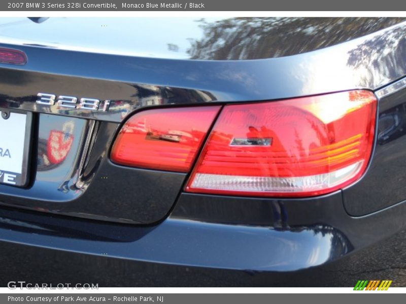 Monaco Blue Metallic / Black 2007 BMW 3 Series 328i Convertible