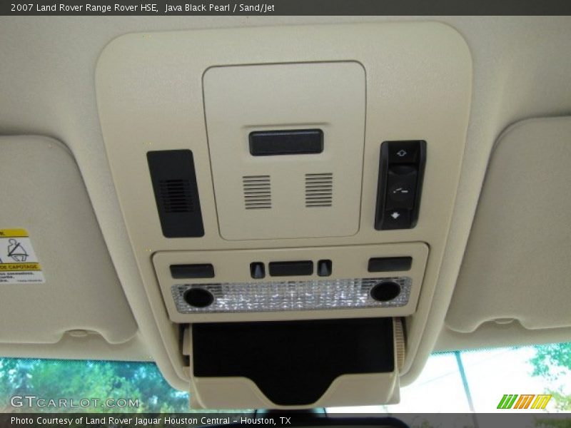 Java Black Pearl / Sand/Jet 2007 Land Rover Range Rover HSE